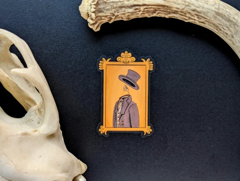 Invisible man Frame Sticker