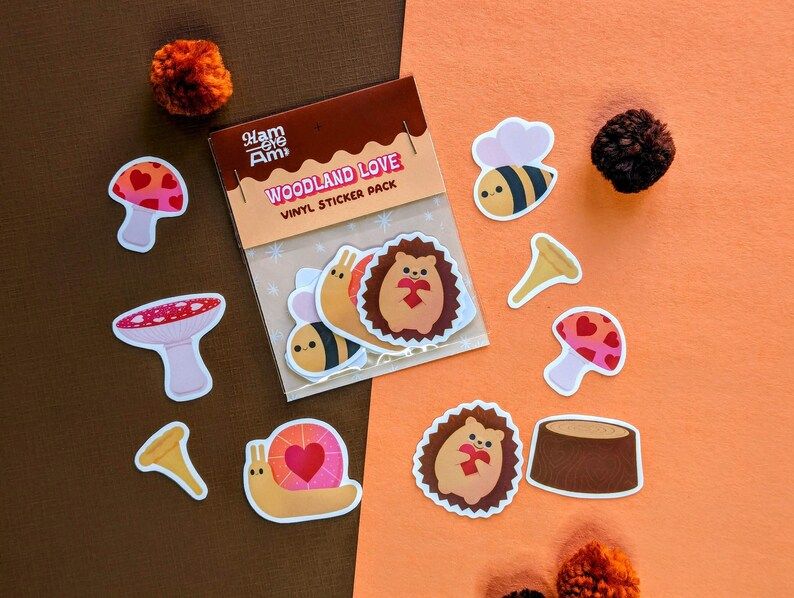 Woodland Love Mini Sticker Pack