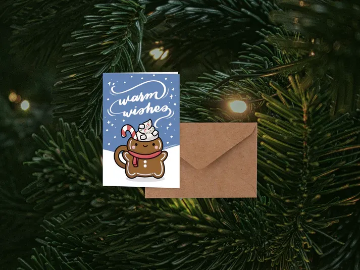 Warm Wishes Mini Greeting Card Warm Wishes Mini Greeting Card