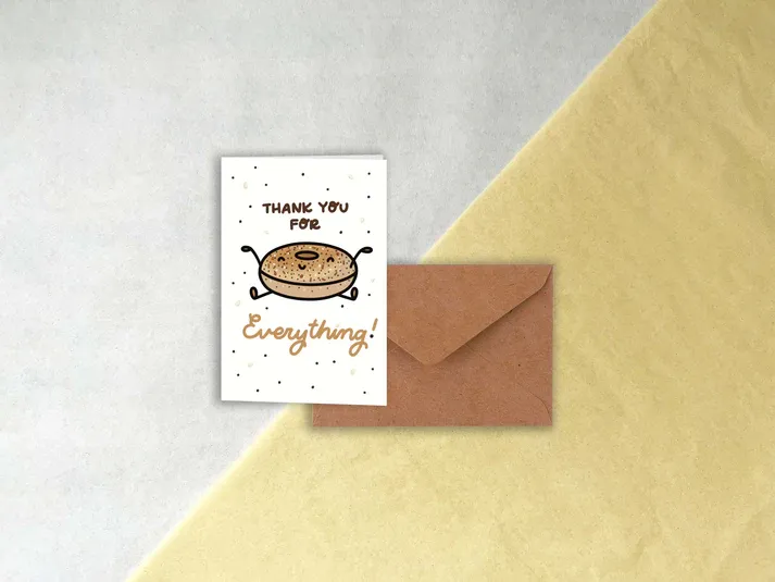 Thank You for Everything Mini Card