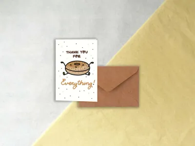 Thank You for Everything Mini Card