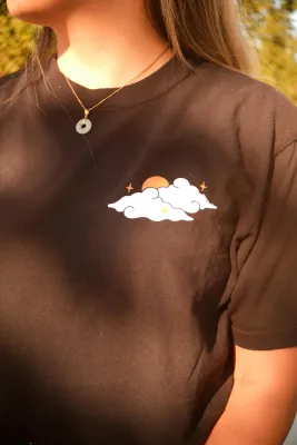 Chrysanthemum Shirt Black