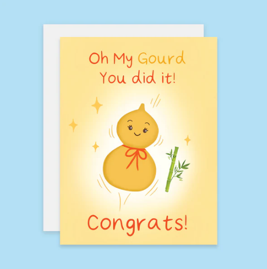 Gourd Congrats Card