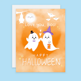 Happy Halloween Boo Card