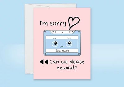 Can We Please Rewind Apology Card