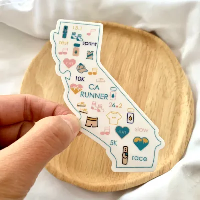 CA Runner Sticker
