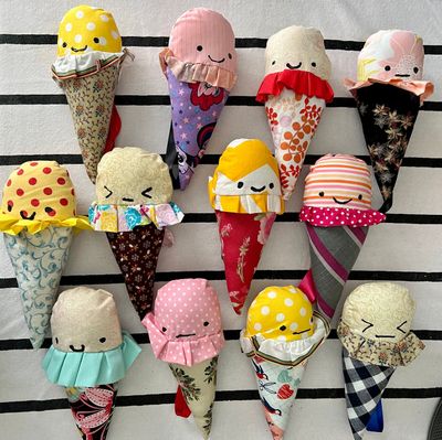 Little Ice Cream Cone Plush