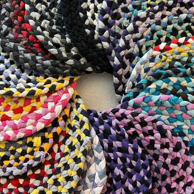 Dollhouse 5” Handbraided Rug