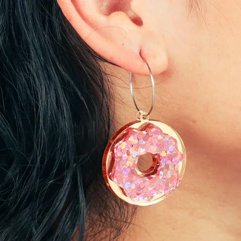 Shimmer Sprinkle Donut Hoop Shimmer Sprinkle Donut Hoop