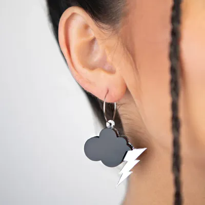 Dark Storm Cloud Hoop