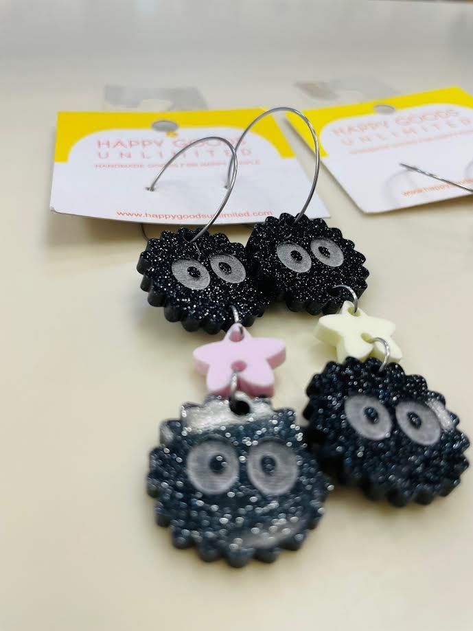 Soot Sprites Hoop Earrings