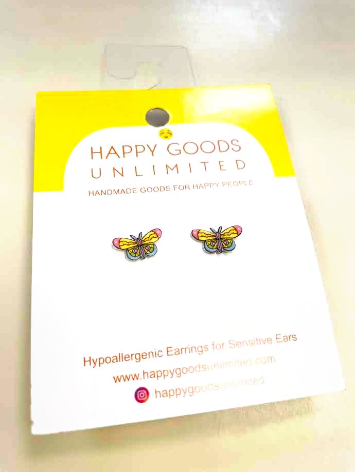 Butterfly Earring - stainless steel