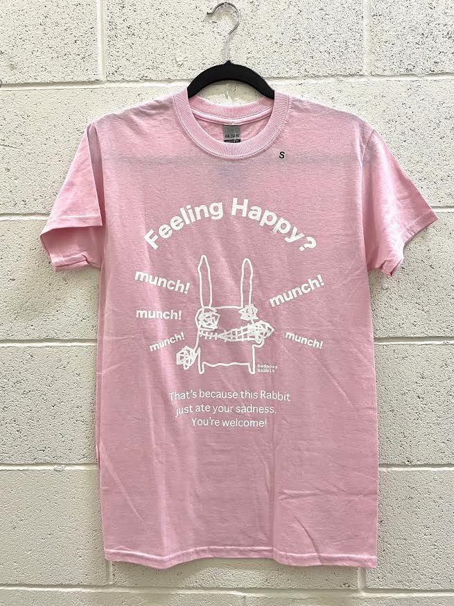 Feeling Happy Unisex Tee, Pink