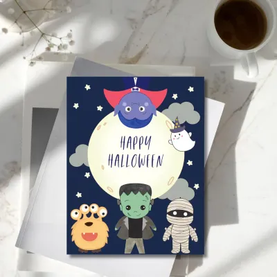 Happy Halloween Card (D&amp;U)