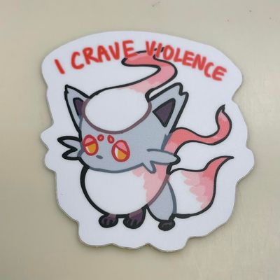 Pokemon Sticker, Zorua