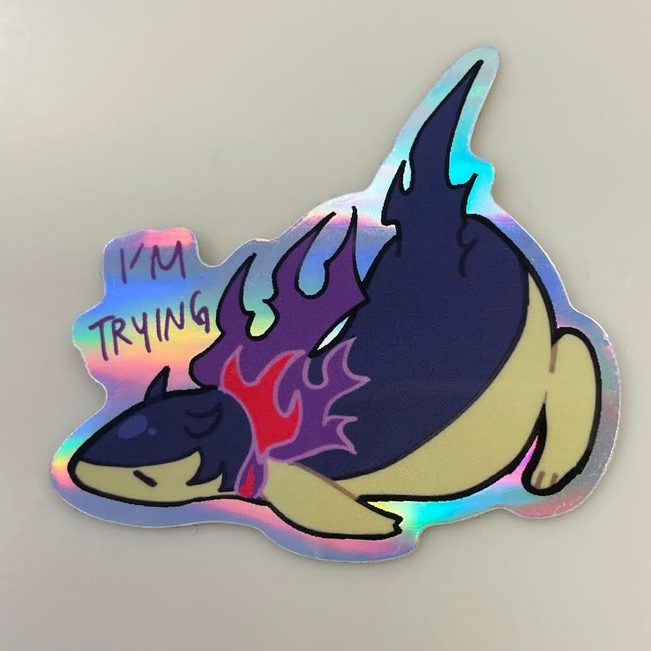 Pokemon Sticker, Typlosion