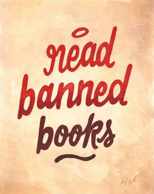 Print, Read Banned Books