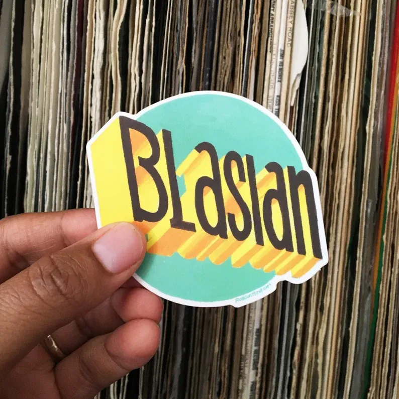 Sticker, Blasian sticker