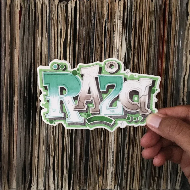 Sticker, Raza sticker