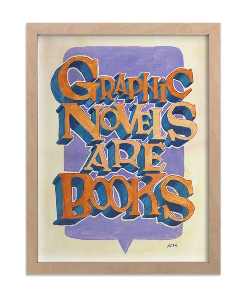 Print, Graphic Novels Are Books Print, Graphic Novels Are Books