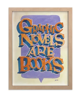 Print, Graphic Novels Are Books
