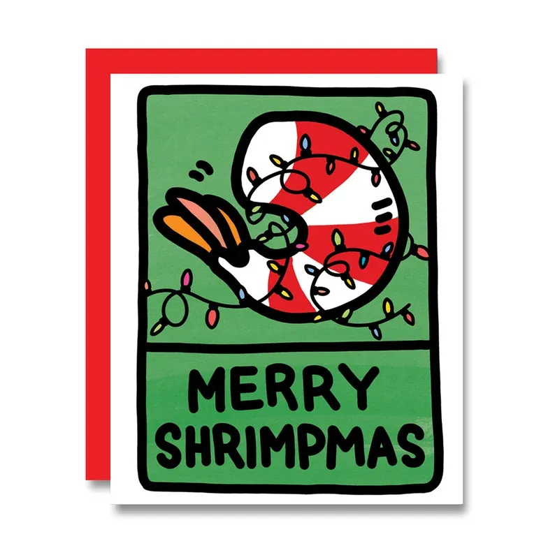 Merry Shrimpmas Holiday Card