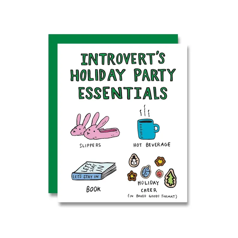 Introvert&#39;s Holiday Card