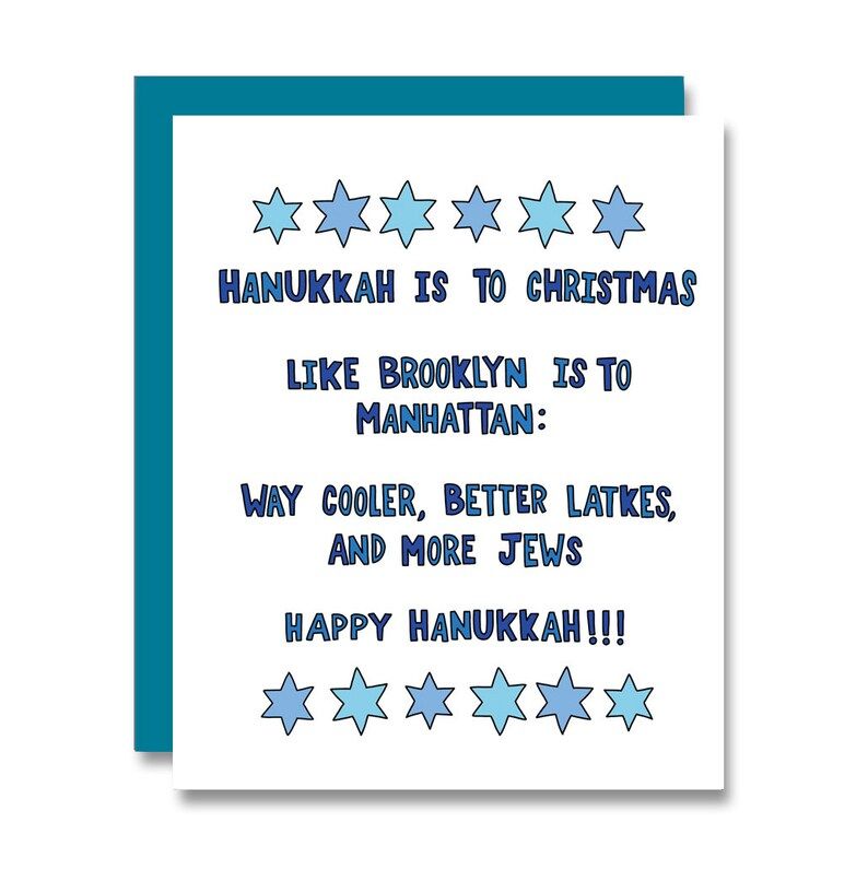Hanukkah Brooklyn Holiday Card