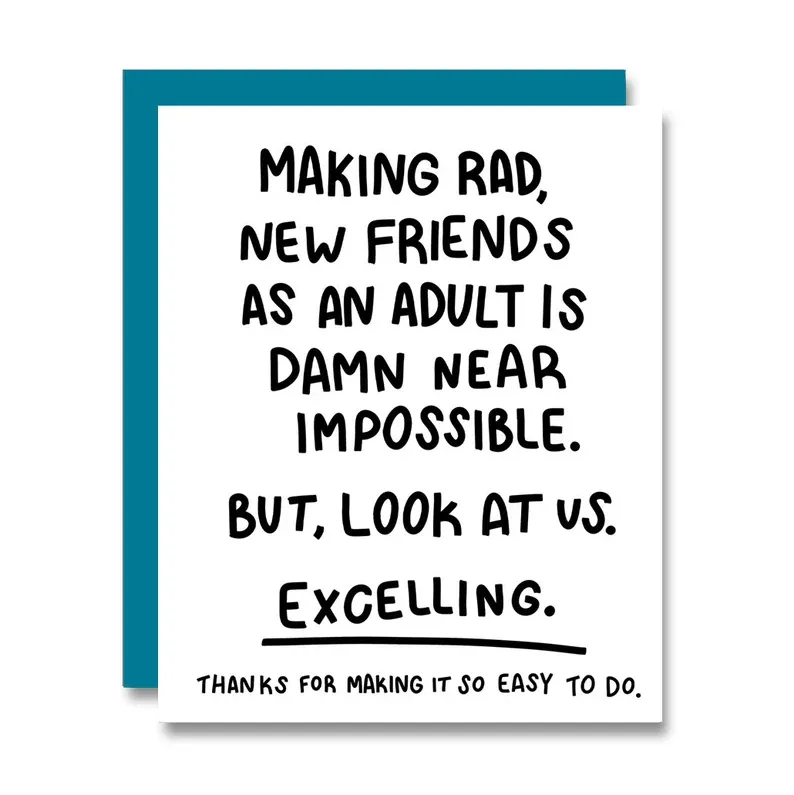 New Friends Card