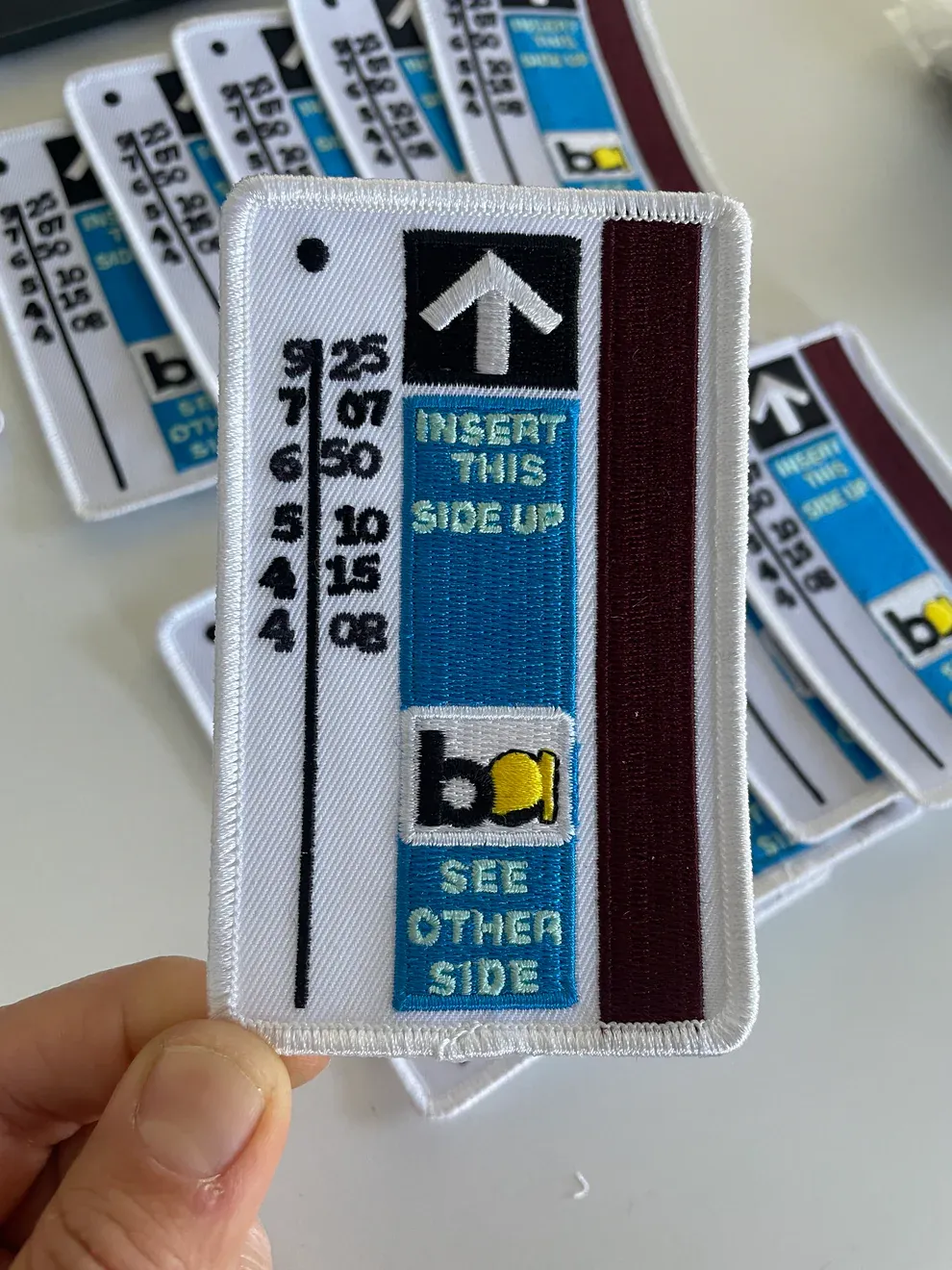 BART Ticket Iron on Patch