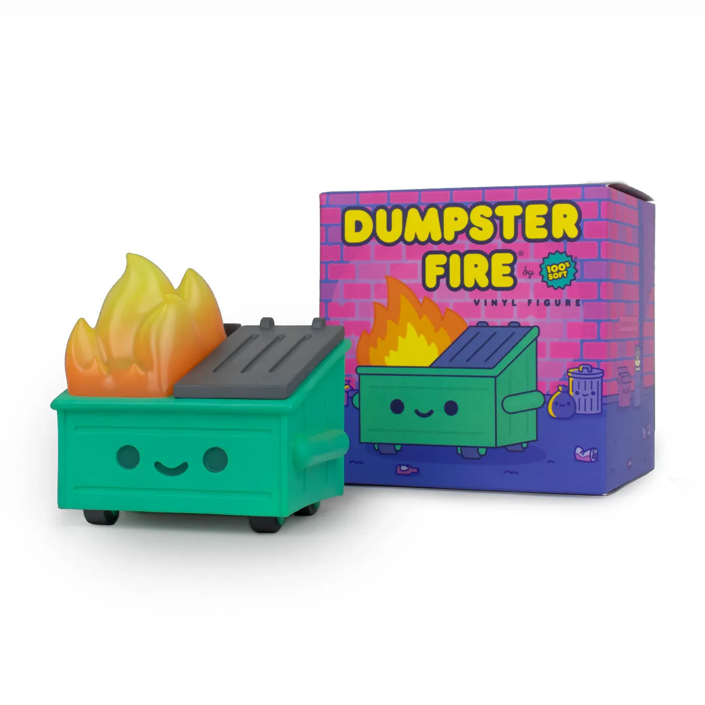 Dumpster Fire Vinyl Figure (by 100% Soft)