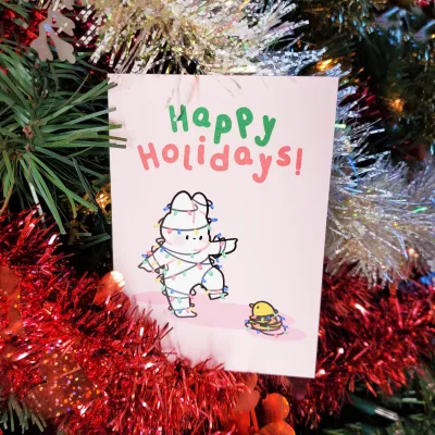Happy Happy Holidays Card (cloverleafpie)