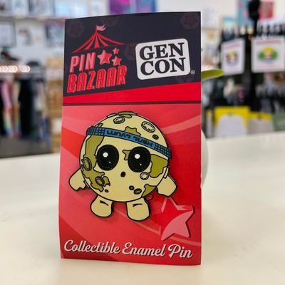 Lunar Rush &quot;Mr. L.P. Moonie&quot; Enamel Pin
