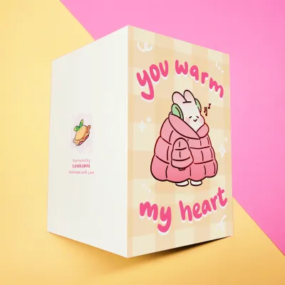 You Warm My Heart Card