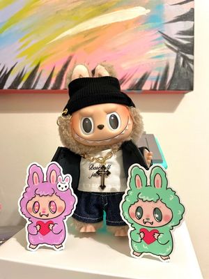 Labubu Sticker - Matcha