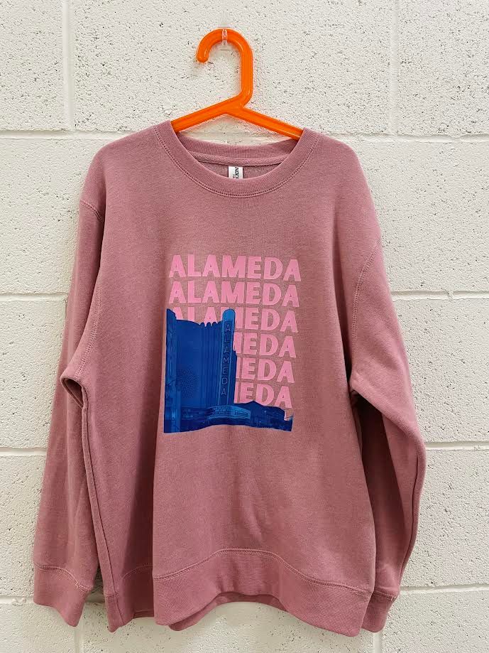 Alameda Theatre Youth Sweatshirt, Orchid Heather