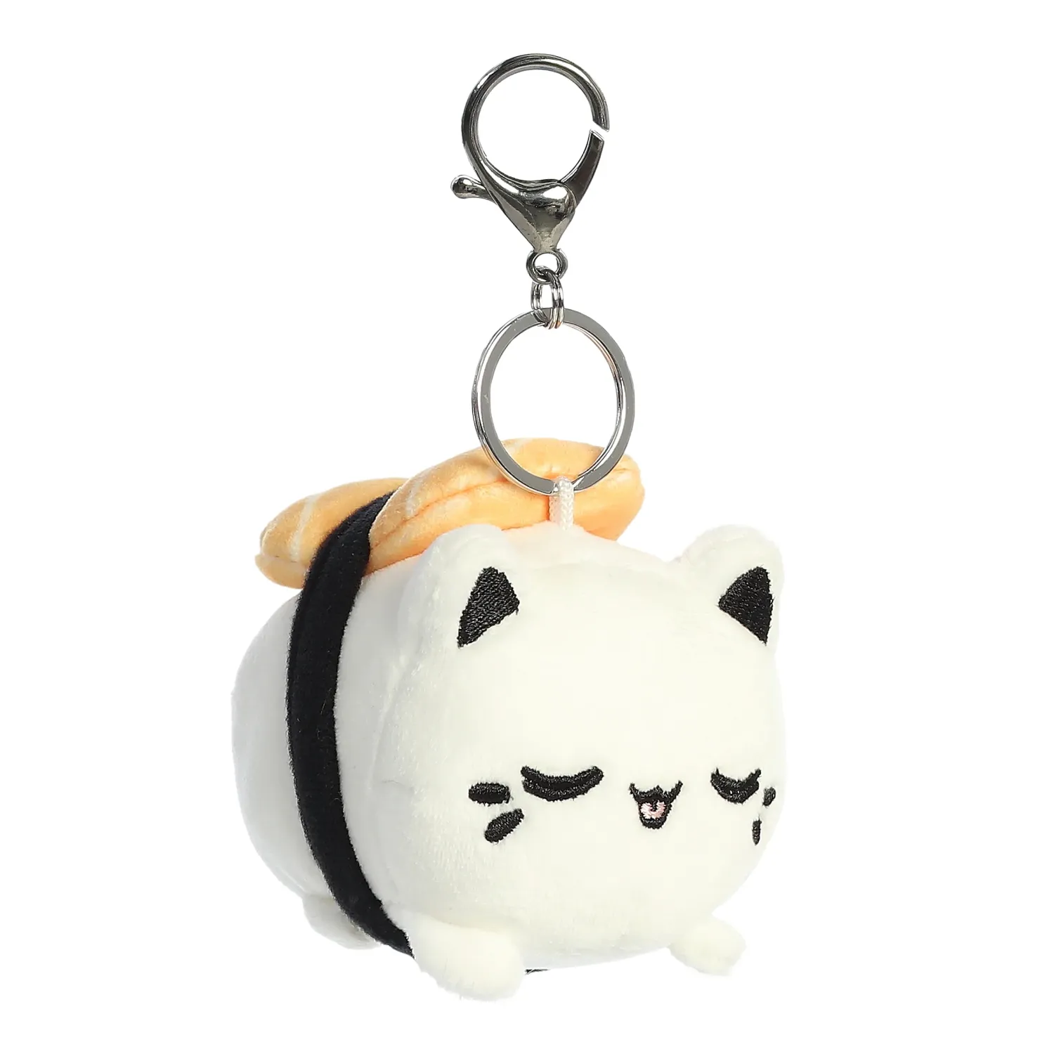 Sushi Meowchi Keychain Plush -  Salmon