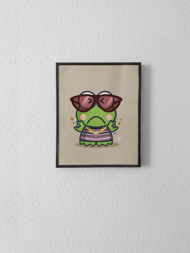 Keroppi Thizz 12x12 Print