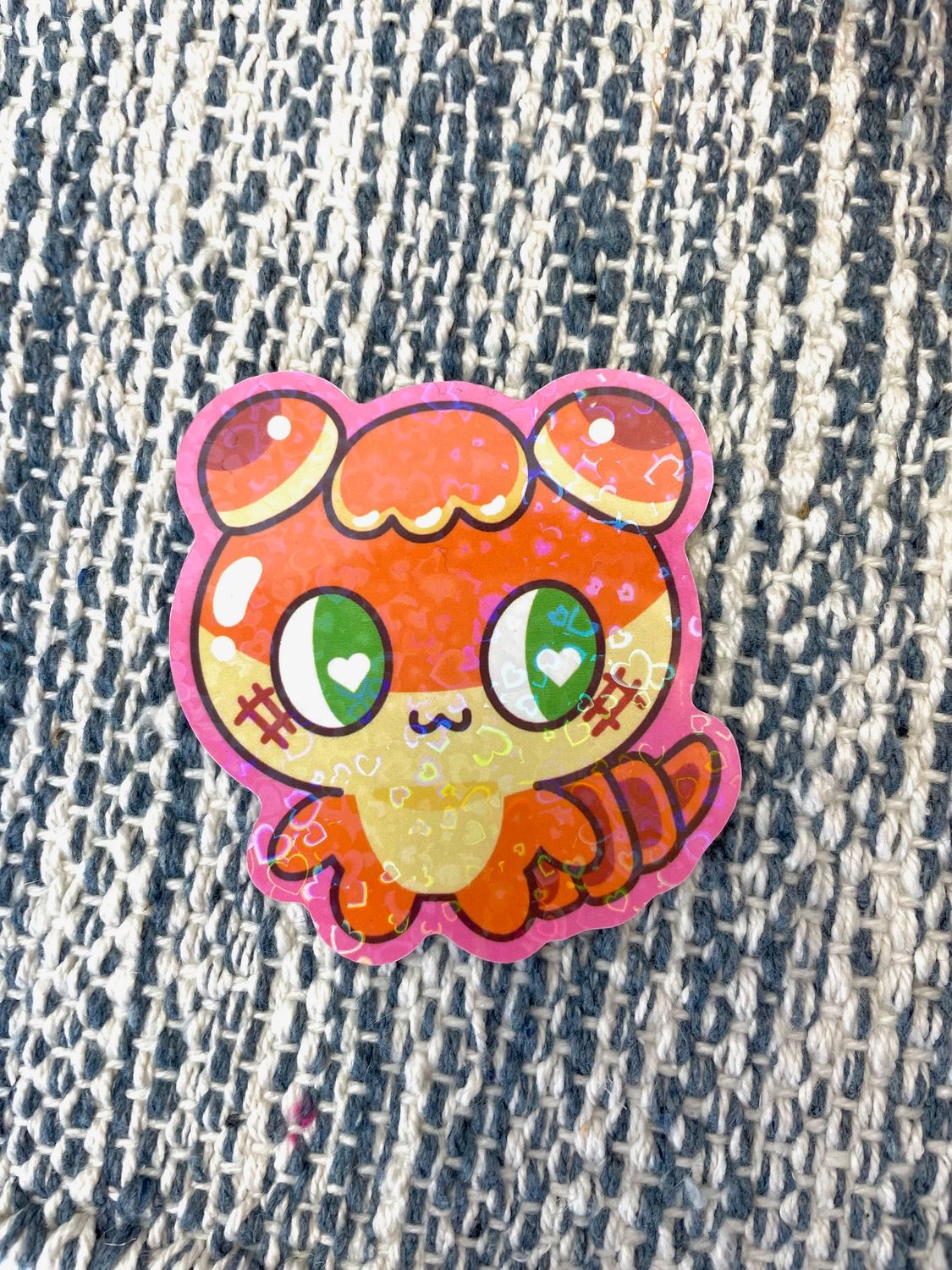 Sticker, Cornetchi Tama Holo Hearts Sticker, Cornetchi Tama Holo Hearts