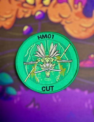 HM01 Cut Scyther Patch (by Pewter City Trading Co.)