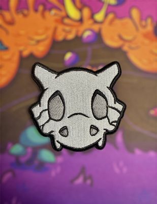 Cubone Skull Patch - Small (by Pewter City Trading Co.) Cubone Skull Patch - Small (by Pewter City Trading Co.)