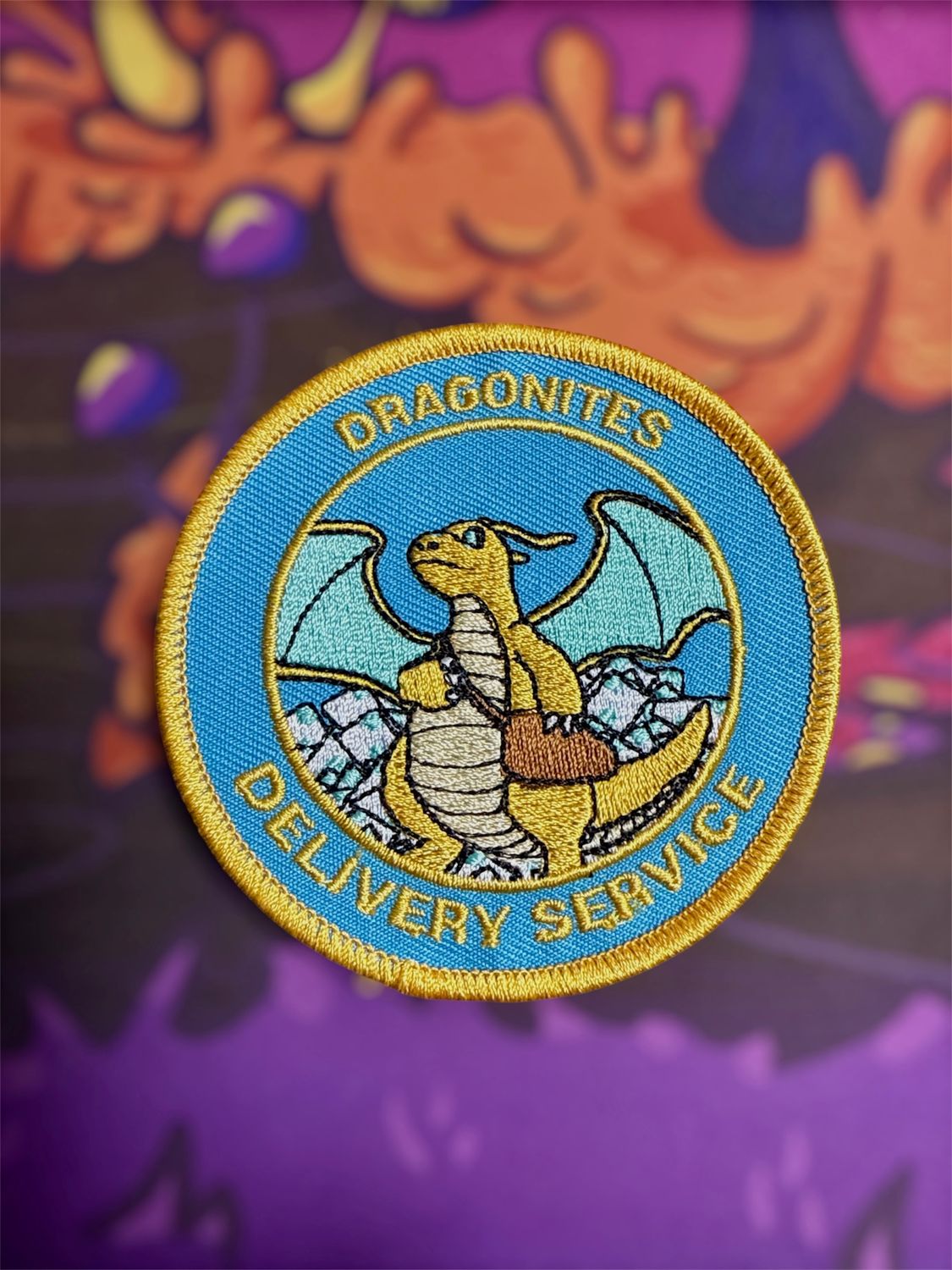 Dragonites Delivery Service Patch (by Pewter City Trading Co.)