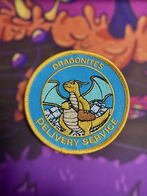 Dragonites Delivery Service Patch (by Pewter City Trading Co.)
