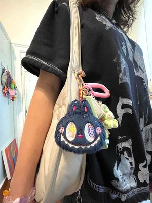 Labubu Plush Keychain
