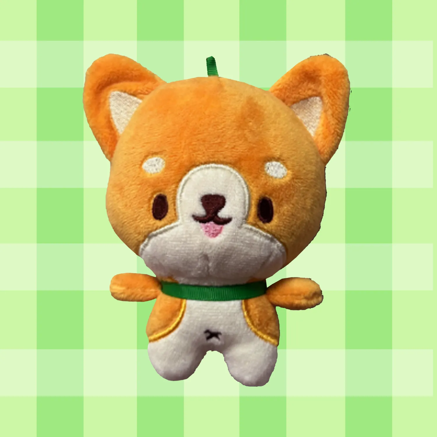 Shiba Plush Keychain (squeaker inside the head!)
