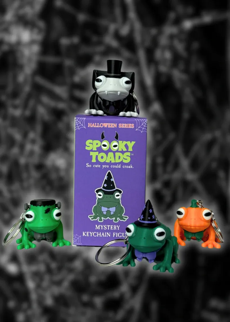 Spooky Toads Mystery Keychain Blind Box (by Lady Moon Co)