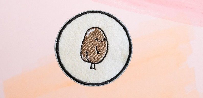 Potato Butt Iron-On Patch
