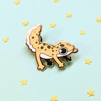 Leopard Gecko Enamel Pin Leopard Gecko Enamel Pin
