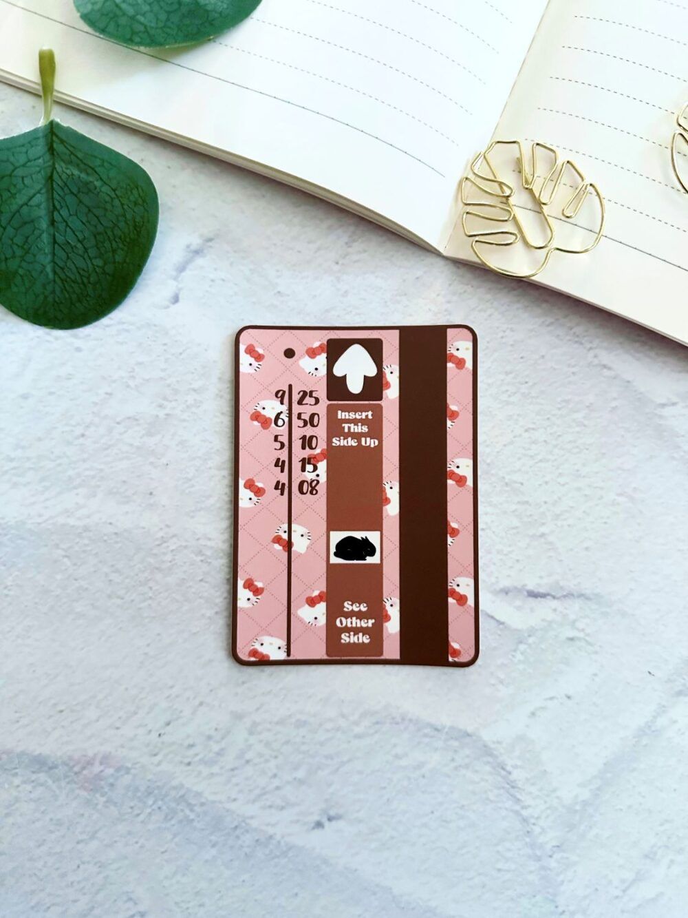 Kitty Bart Ticket Sticker