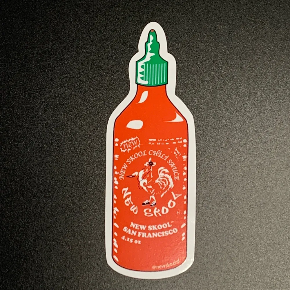 3&quot; SRIRACHA STICKER